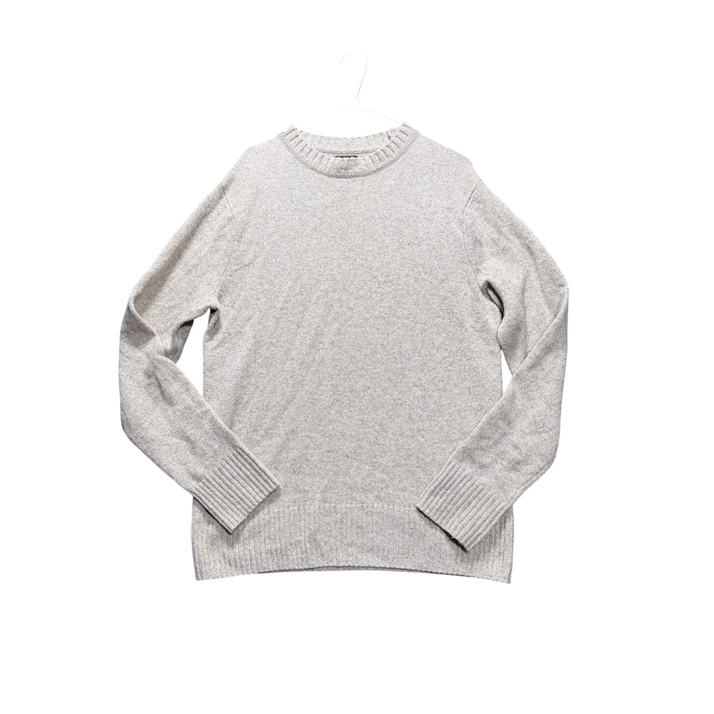 J. Crew Sweater Mens S Tan Merino Wool Blend Crewneck J7701